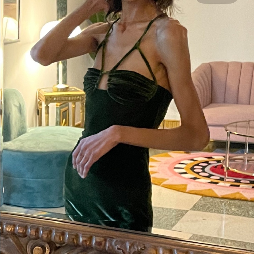 NWT Lovers + Friends Green Mini Dress